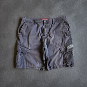 Y2K Grey Unionbay Cargo Shorts 36